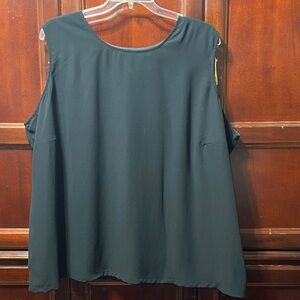 Vintage Maggie Barnes Elegant Black Sleeveless shell Top size 4X